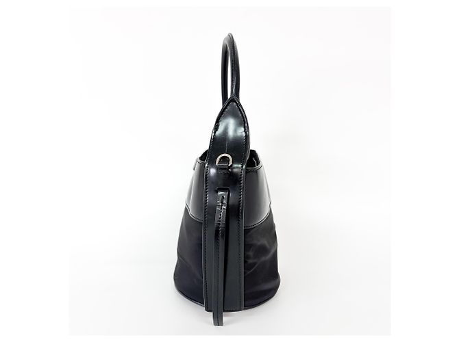 Prada Ouverture Bucket Tessuto Nero - vista 4