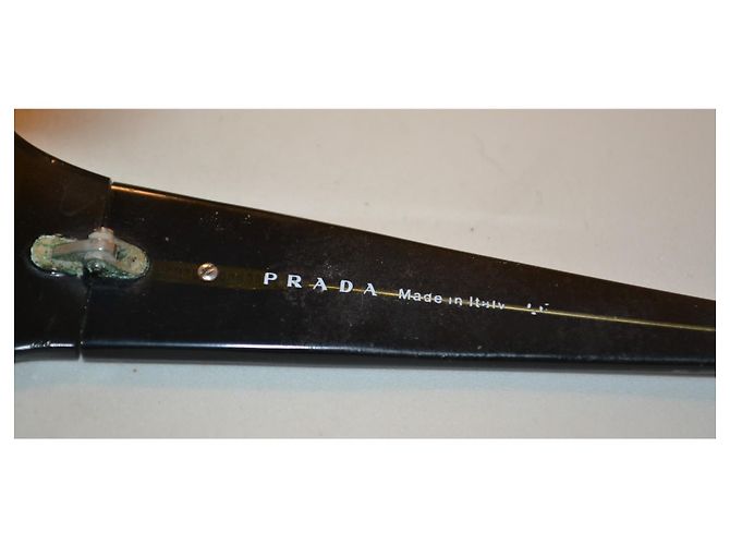 Prada SPR10E Sonnenbrille braunes Acetat - Ansicht 6