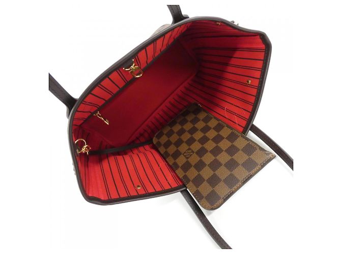 Bolso Louis Vuitton Damier Neverfull PM Damier ebene - vista 4