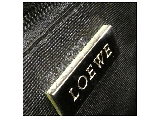 Borsa Loewe Amazona Fusta Small Nero - vista 10