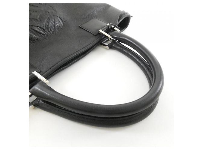 Borsa Loewe Amazona Fusta Small Nero - vista 5