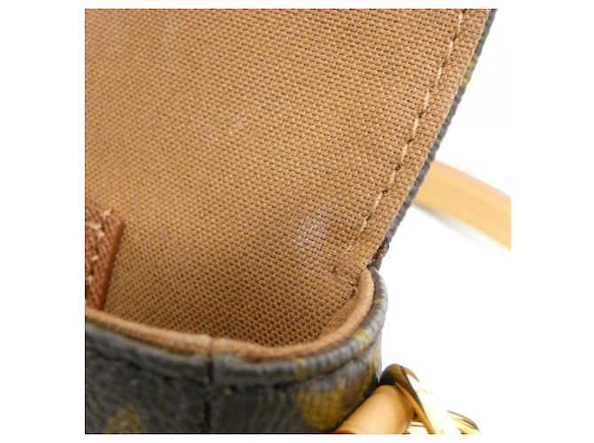 Ivy Borsa a tracolla Louis Vuitton Monogram Wallet on Chain Marrone - vista 7