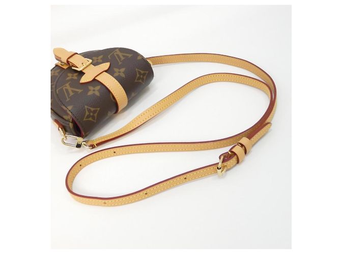 Borsa a tracolla Louis Vuitton Monogram Micro Chantilly Marrone - vista 5