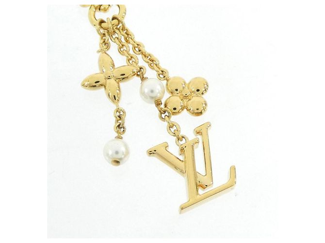 Portachiavi Louis Vuitton Micro Louisa Bag Charm D'oro - vista 2