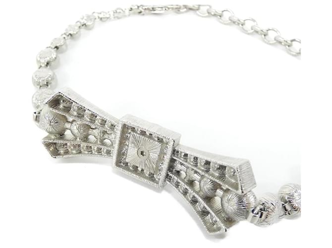 Chanel ABA632 Choker Argento e Bianco - vista 3