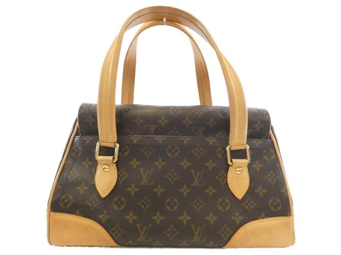 Borsa a Spalla Louis Vuitton Monogram Beverly GM Marrone - vista 2