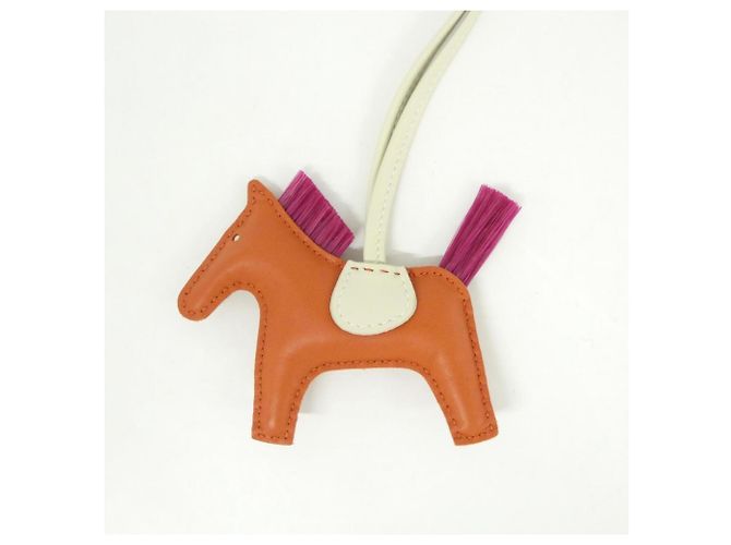 Hermès Hermes Rodeo Accessory Bag Charm PM 073422CA Naranja - vista 2