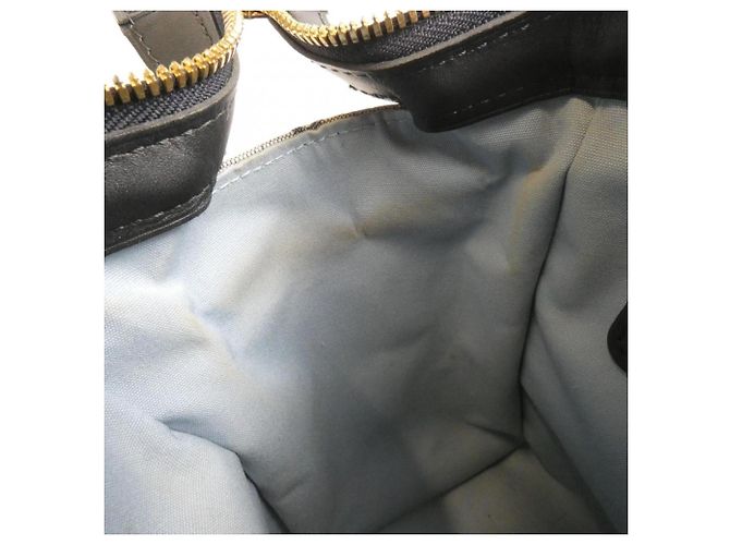 Borsa Louis Vuitton Monogram Mini Josephine PM Blu - vista 7