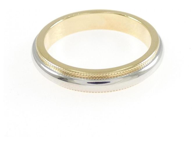 Bague anneau Milgrain Tiffany & Co. - vue 2