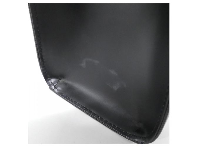 Borsa a Spalla Louis Vuitton Epi Croisette PM Nero - vista 5