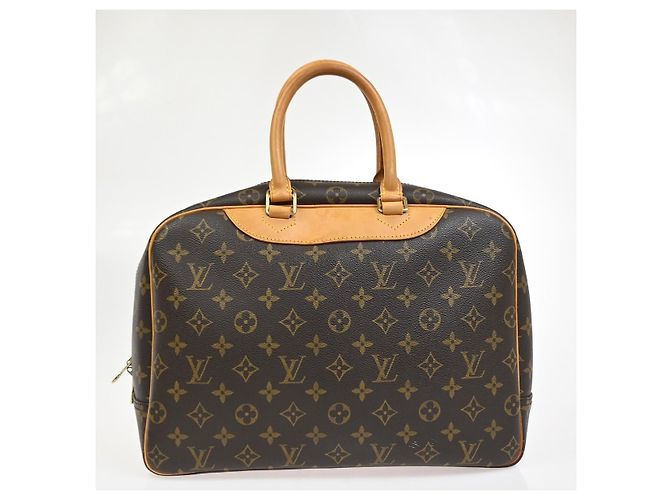 Louis Vuitton Deauville Monogram Canvas 34 Marrone - vista 2