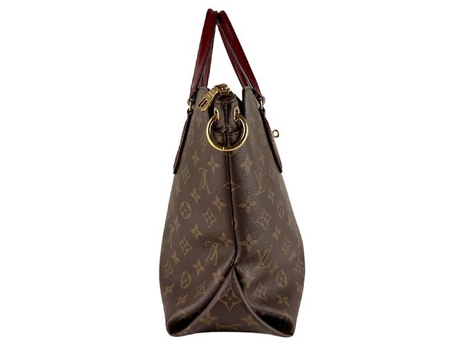 Louis Vuitton Monogram Shoulder Bag Brown Dark red - view 2