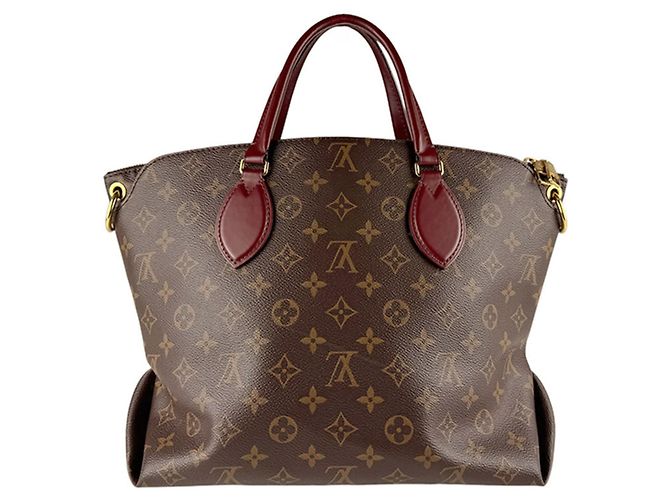 Louis Vuitton Monogram Shoulder Bag Brown Dark red - view 3