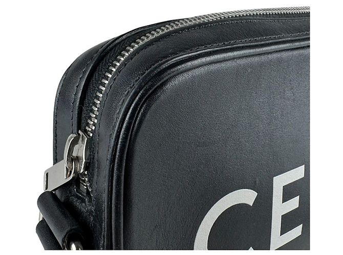 Céline Borsa Messenger Celine in pelle nera Nero - vista 6