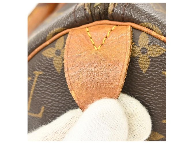 Louis Vuitton Speedy Monogram Canvas 30 Marron - vue 4