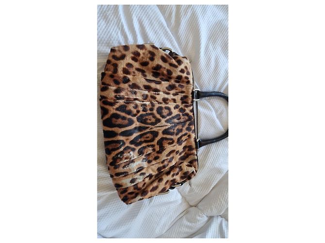 Borsa Dolce & Gabbana Miss Urbanette stampa leopardata Marrone Stampa leopardo - vista 5