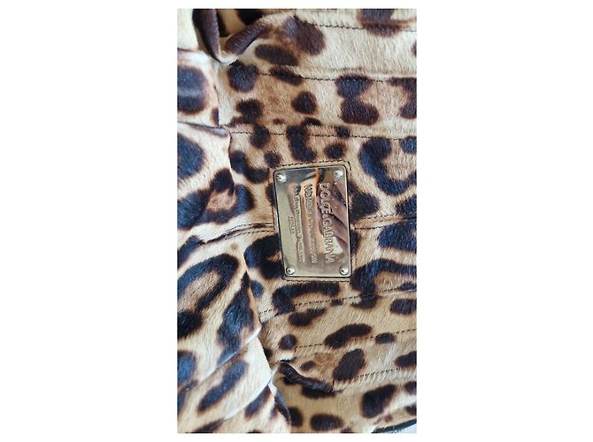 Borsa Dolce & Gabbana Miss Urbanette stampa leopardata Marrone Stampa leopardo - vista 6