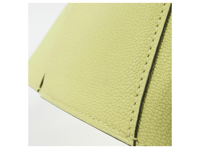 Cartera Combinada Hermès Bearn Amarillo - vista 5