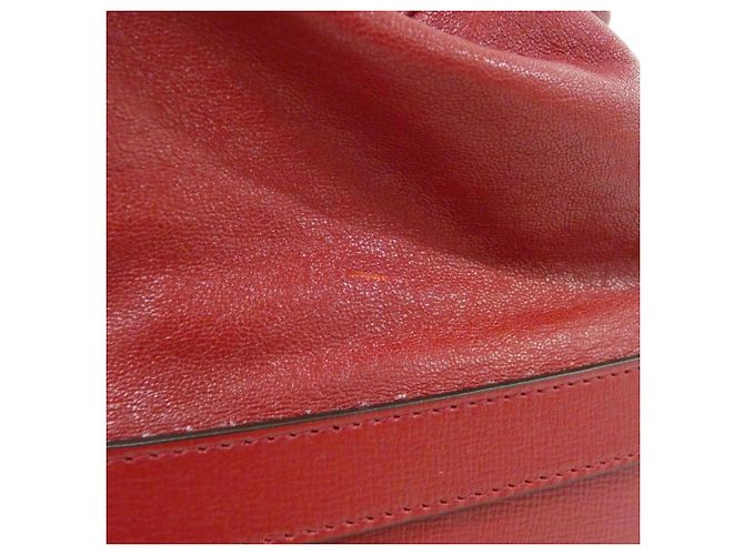 Borsa a tracolla Gucci Horsebit 1955 in pelle rossa Rosso - vista 6