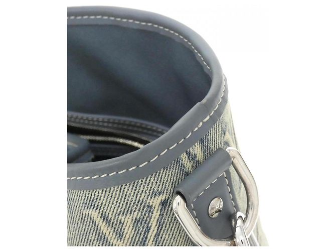 Tote Weekend in Monogram Louis Vuitton Blu - vista 7