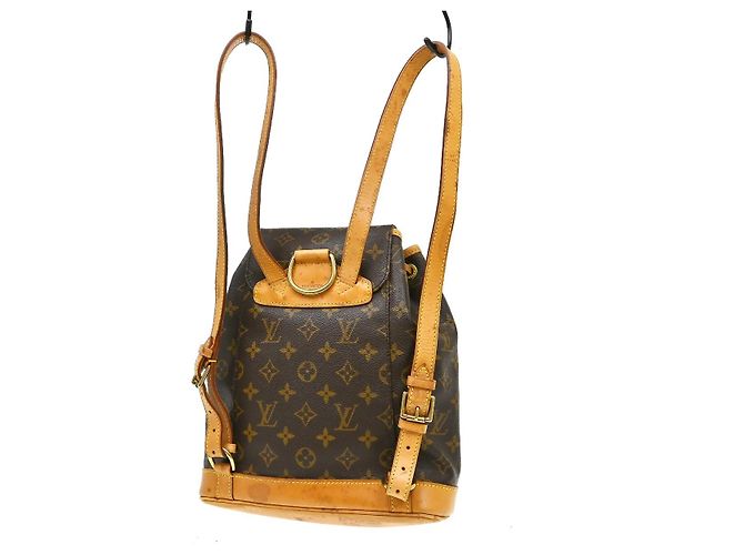Louis Vuitton Vintage Montsouris Monogram Canvas MM Braun - Ansicht 2