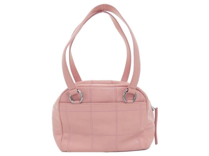 Borsa a tracolla rosa Chanel 26134 - vista 2