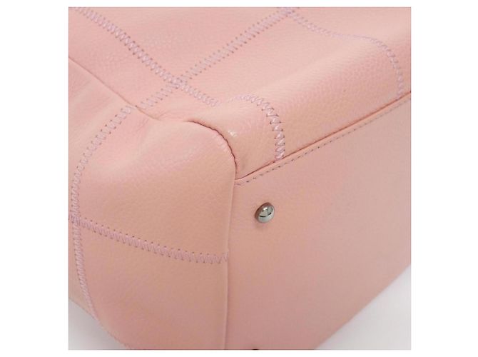 Borsa a tracolla rosa Chanel 26134 - vista 3