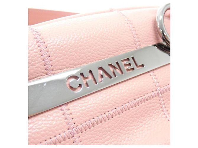 Borsa a tracolla rosa Chanel 26134 - vista 4
