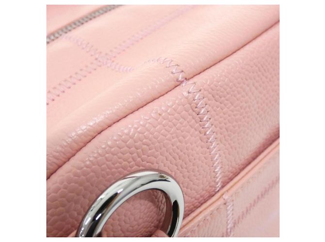 Borsa a tracolla rosa Chanel 26134 - vista 6