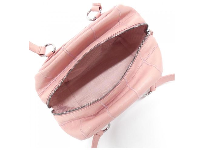 Borsa a tracolla rosa Chanel 26134 - vista 9