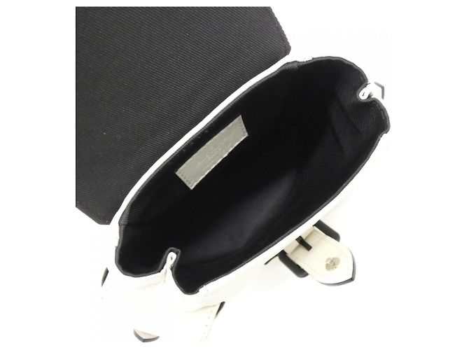 Borsa a tracolla Louis Vuitton Christopher XS Bianco - vista 10