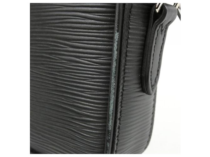 Borsa a Spalla Louis Vuitton Epi Danube PM Nero Giallo - vista 4