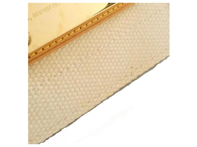 Borsa a Spalla Louis Vuitton Antigua Buzas PM Bianco - vista 4