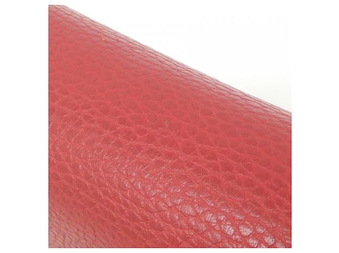 Bolsa de ombro em couro vermelho Gucci 510304 CAO0G - vista 6