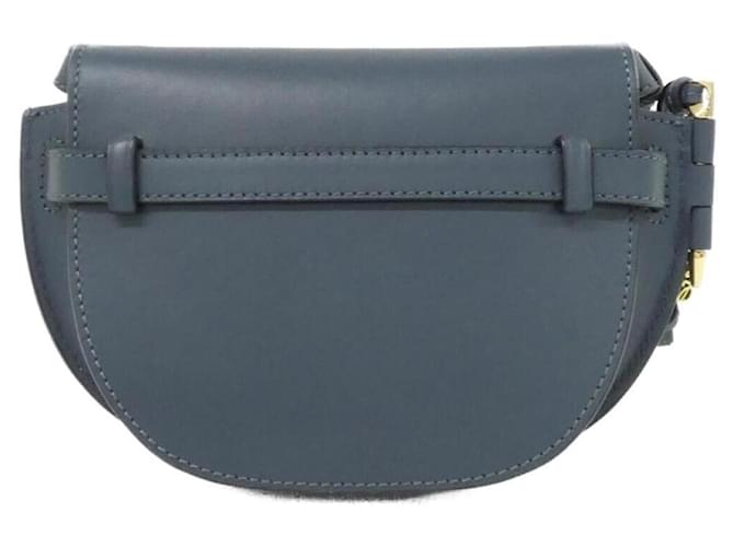 Borsa a tracolla mini Loewe Gate Dual Blu - vista 2