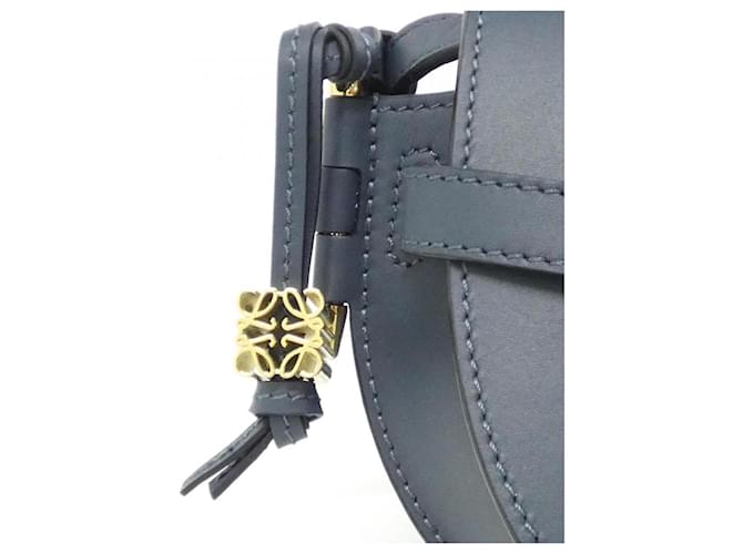 Borsa a tracolla mini Loewe Gate Dual Blu - vista 4