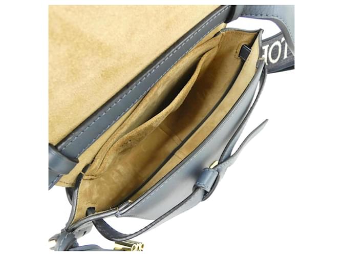Borsa a tracolla mini Loewe Gate Dual Blu - vista 9