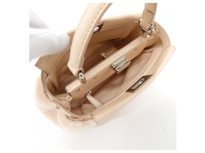 Borsa Fendi Peekaboo Mini Rosa - vista 6