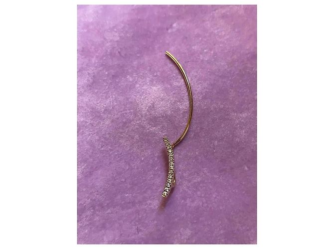 Autre Marque Maria Black Orecchino singolo in oro giallo 14K e diamante D'oro - vista 2