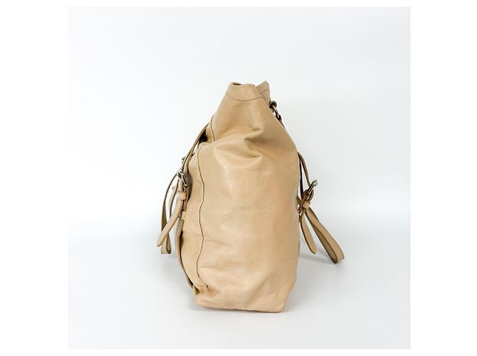Sac Tote Prada Vitello Daino Vitello Daino Medium Beige - vue 5