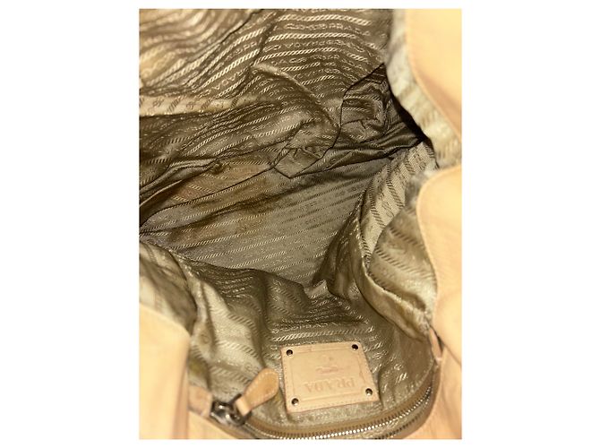 Sac Tote Prada Vitello Daino Vitello Daino Medium Beige - vue 6