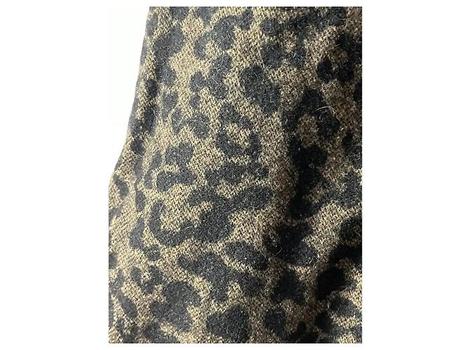 Chaleco Marius Balzac Paris estampado de leopardo Castaño Negro - vista 9