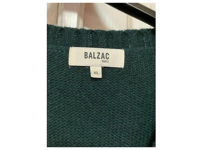 Balzac Paris Cardigan aus Wolle und Kaschmir in Grün Dunkelgrün - Ansicht 3