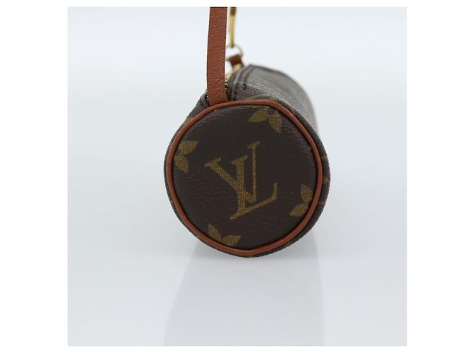Louis Vuitton Papillon Pochette Monogram Canvas Mini Marrone - vista 3