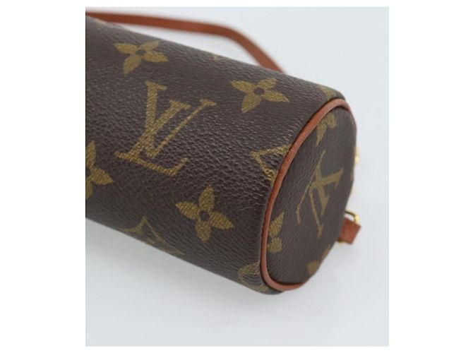Louis Vuitton Papillon Pochette Monogram Canvas Mini Marrone - vista 7