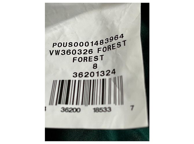Autre Marque White by Vera Wang Maxikleid Halterneck mit Rüschen Waldgrün Dunkelgrün - Ansicht 6