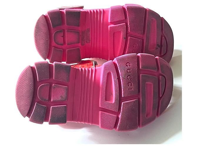 Gucci Sandali Flashtrek Reflex Stretch GG Velvet Rosa Rosso - vista 5