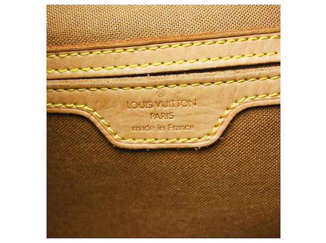 Louis Vuitton Vintage Montsouris Monogram Canvas GM Marron - vue 4