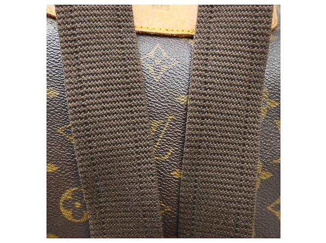 Louis Vuitton Vintage Montsouris Monogram Canvas GM Marron - vue 6