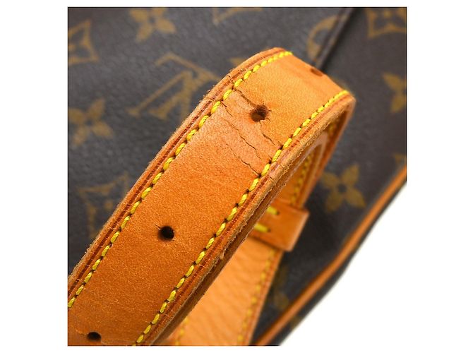 Borsa Musette Salsa Louis Vuitton in Canvas Monogram GM Marrone - vista 6